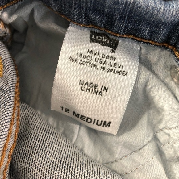 Levi’s 512 Perfectly Slimming Boot Cut Jeans Size 12 - Picture 7 of 9